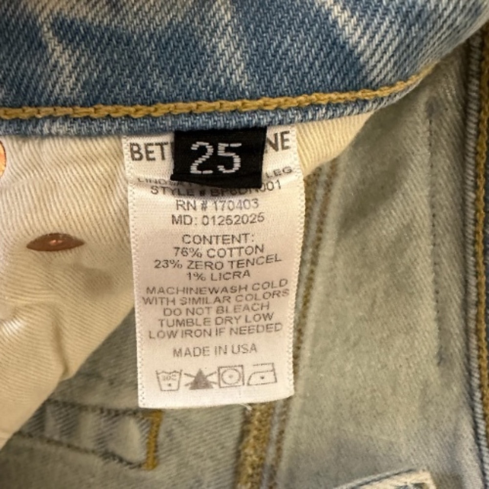 BETRO SIMONE Lindsay Straight Leg Jean | NWT | Size 25 - Picture 9 of 11
